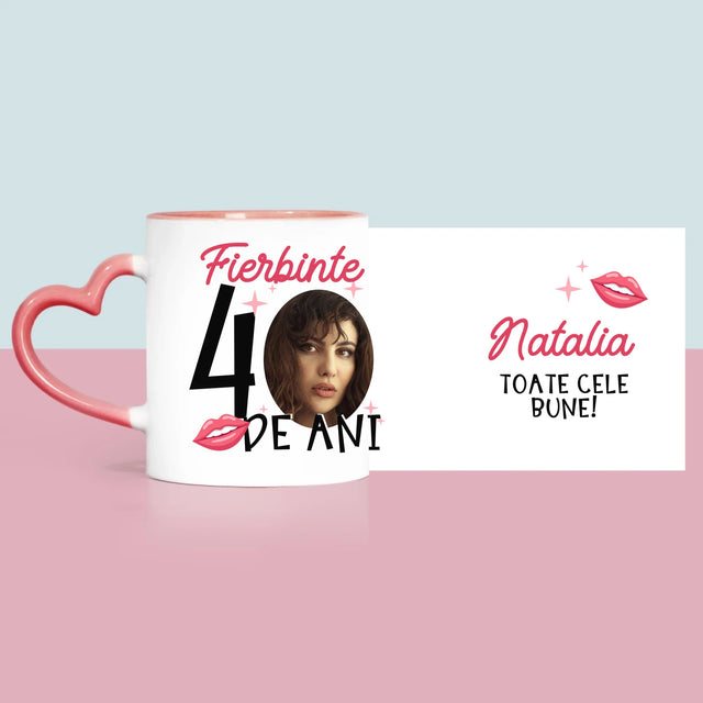 Fotografie Si Semnătură: Fierbinte La 40 De Ani - Cană