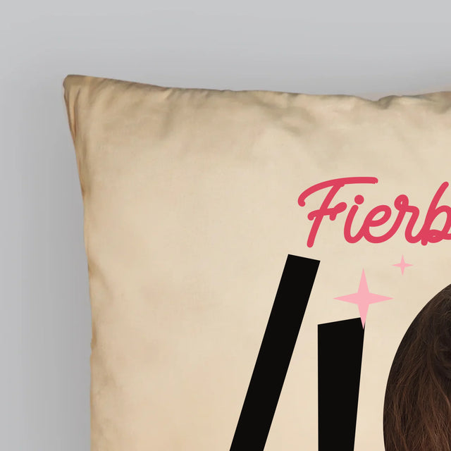 Fotografie Si Semnătură: Fierbinte La 40 De Ani - Pernă (Cu Fotografie)