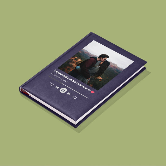 Fotografie Si Semnătură: Spotify Cu Fotografia Ta - Carte Pentru Notițe Cu Fotografie
