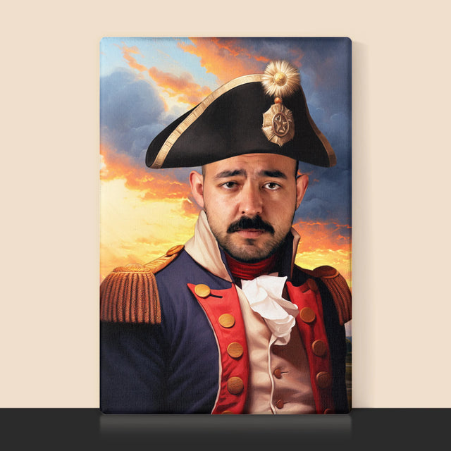 Portret Regal: General - Imprimare Cu Ramă 30X40 (Verticală)