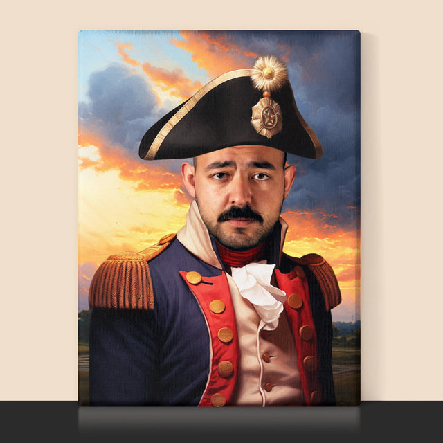 Portret Regal: General - Imprimare Cu Ramă 30X40 (Verticală)