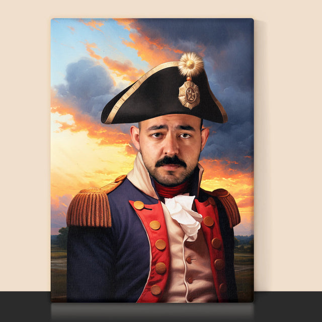 Portret Regal: General - Imprimare Cu Ramă 30X40 (Verticală)