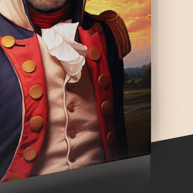 Portret Regal: General - Imprimare Cu Ramă 30X40 (Verticală)