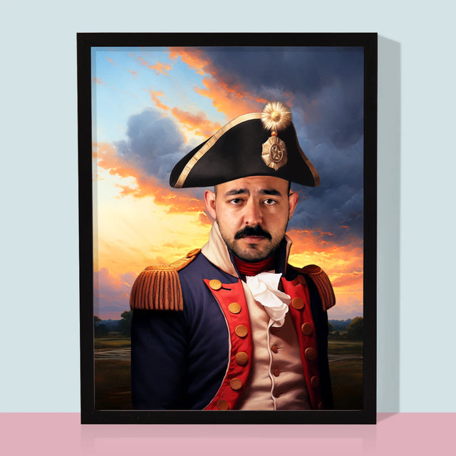 Portret Regal: General - Imprimare Cu Ramă 30X40 (Verticală)