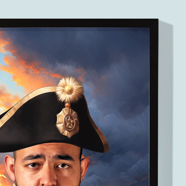 Portret Regal: General - Imprimare Cu Ramă 30X40 (Verticală)