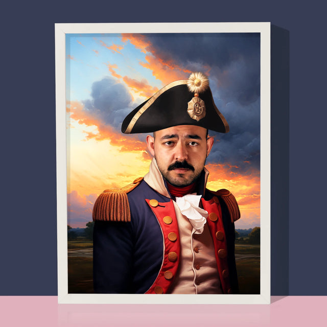 Portret Regal: General - Imprimare Cu Ramă 30X40 (Verticală)