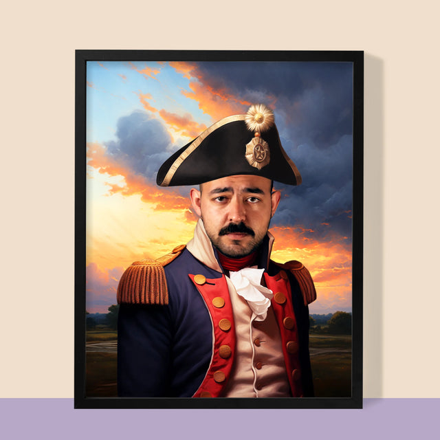 Portret Regal: General - Imprimare Cu Ramă 30X40 (Verticală)