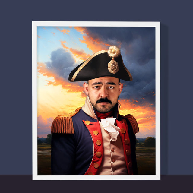 Portret Regal: General - Imprimare Cu Ramă 30X40 (Verticală)