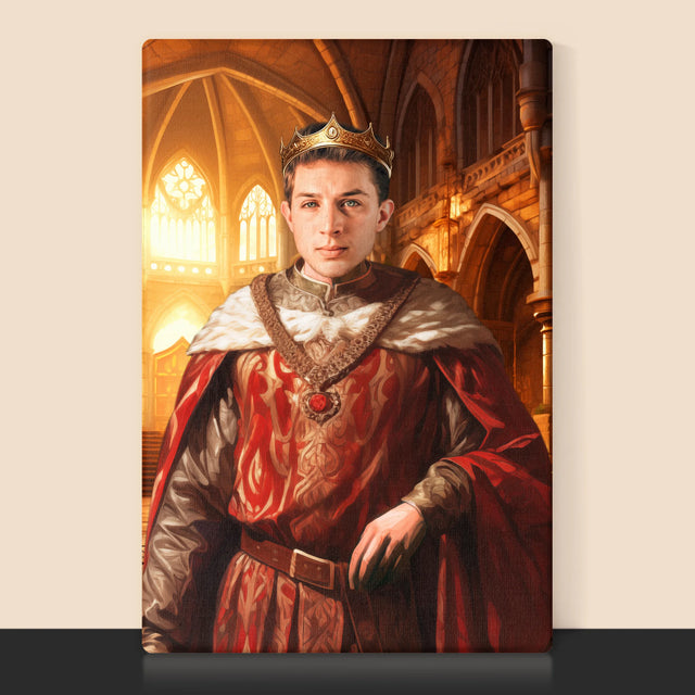Portret Regal: Rege - Printează cu fotografia ta | RO