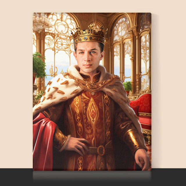 Portret Regal: Conducător - Imprimare Cu Ramă 30X40 (Verticală)