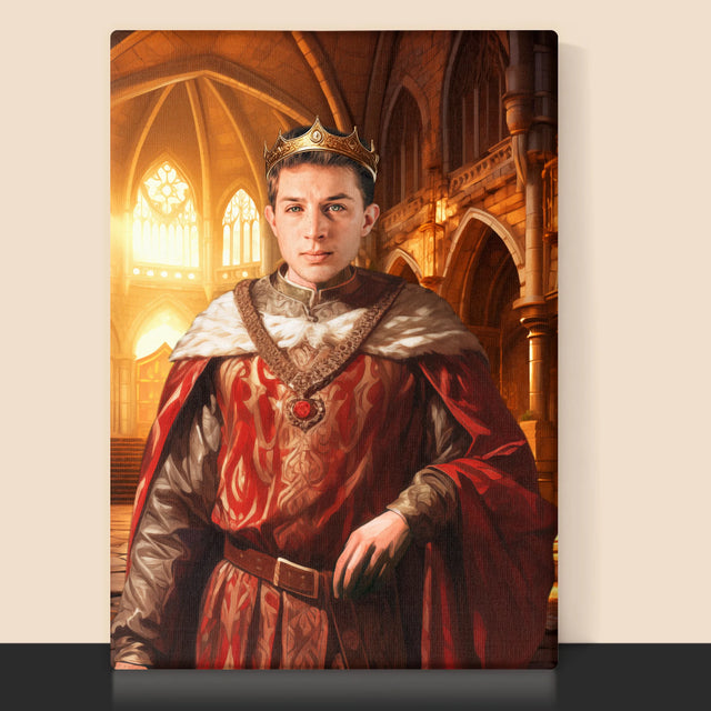 Portret Regal: Rege - Printează cu fotografia ta | RO