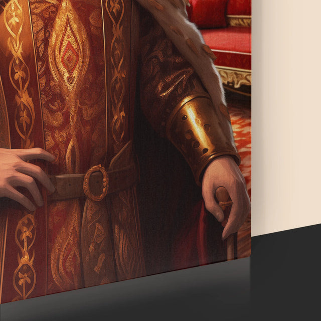 Portret Regal: Conducător - Imprimare Cu Ramă 30X40 (Verticală)