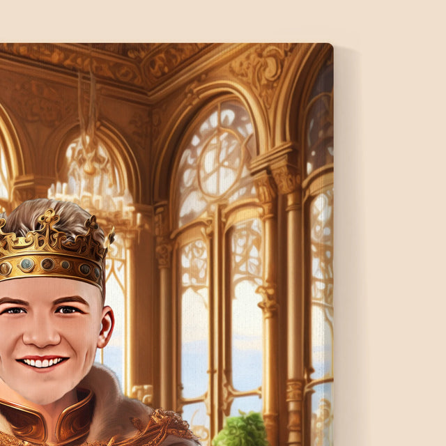 Portret Regal: Conducător - Imprimare Cu Ramă 30X40 (Verticală)