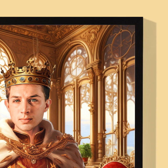 Portret Regal: Conducător - Imprimare Cu Ramă 30X40 (Verticală)