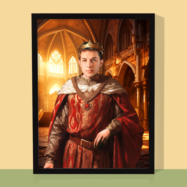 Portret Regal: Rege - Printează cu fotografia ta | RO