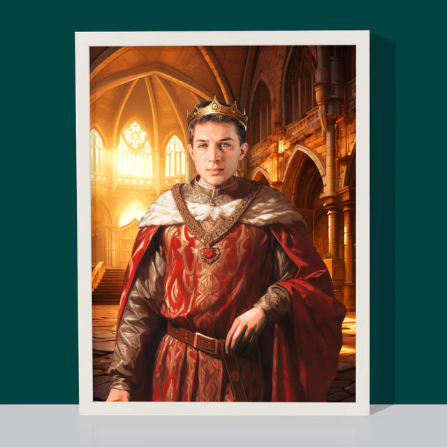 Portret Regal: Rege - Printează cu fotografia ta | RO