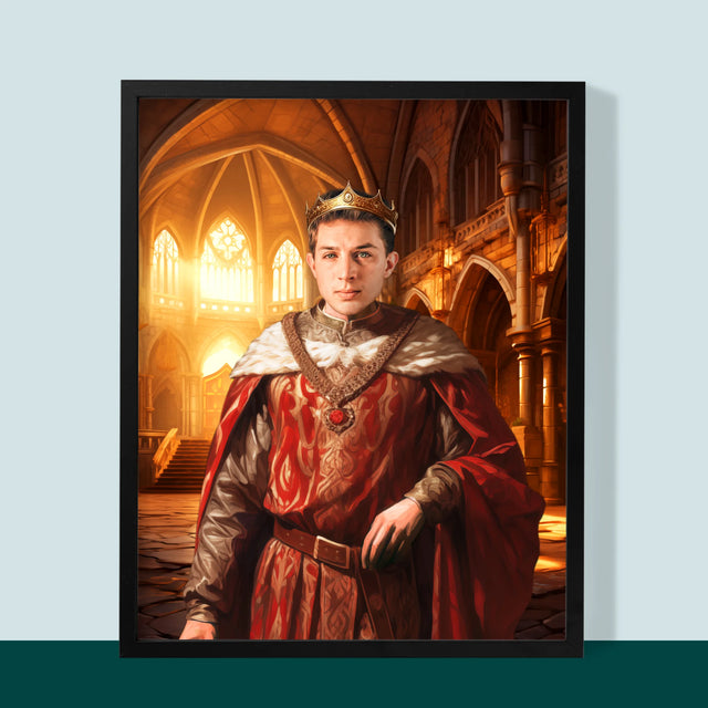 Portret Regal: Rege - Printează cu fotografia ta | RO