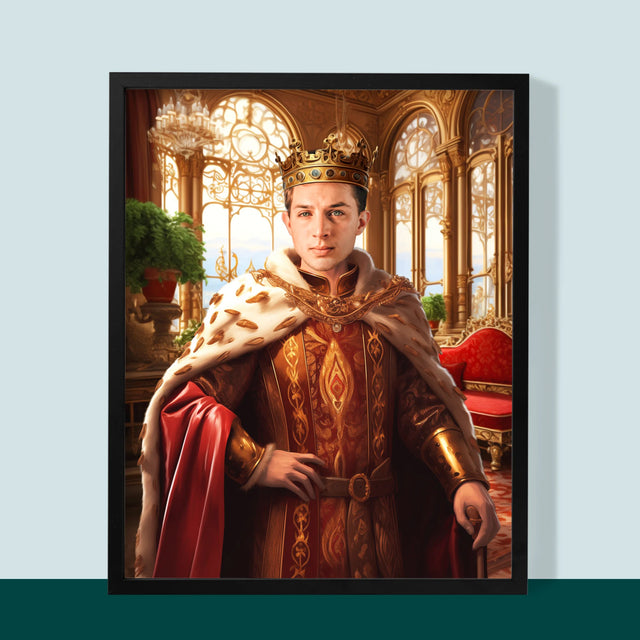 Portret Regal: Conducător - Imprimare Cu Ramă 30X40 (Verticală)