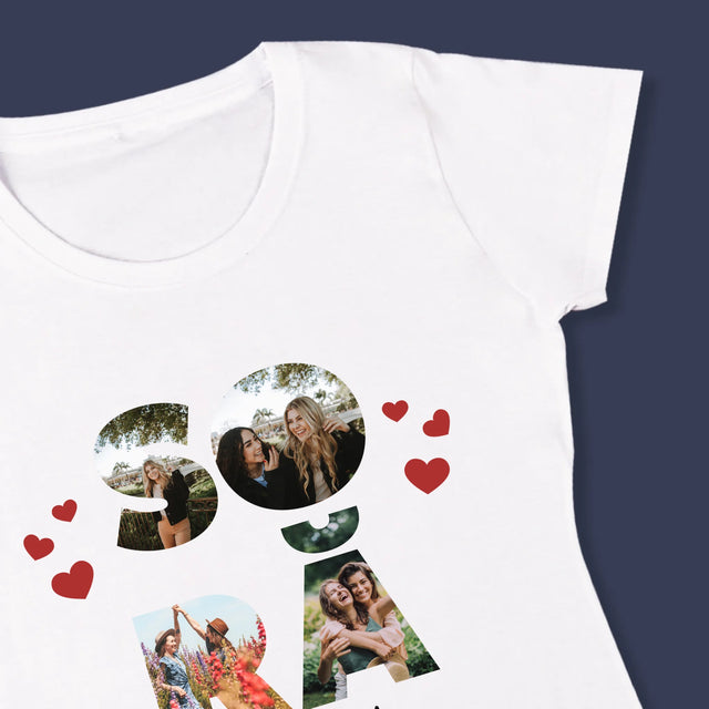 Cuvânt Din Fotografii: Soră Din Fotografiile Tale - Tricou Pentru Femei