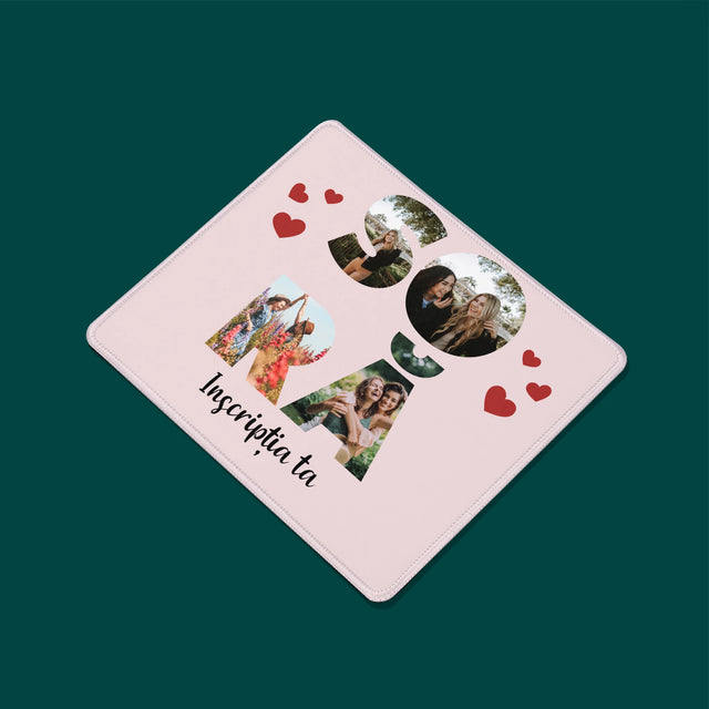 Cuvânt Din Fotografii: Soră Din Fotografiile Tale - Mouse Pad
