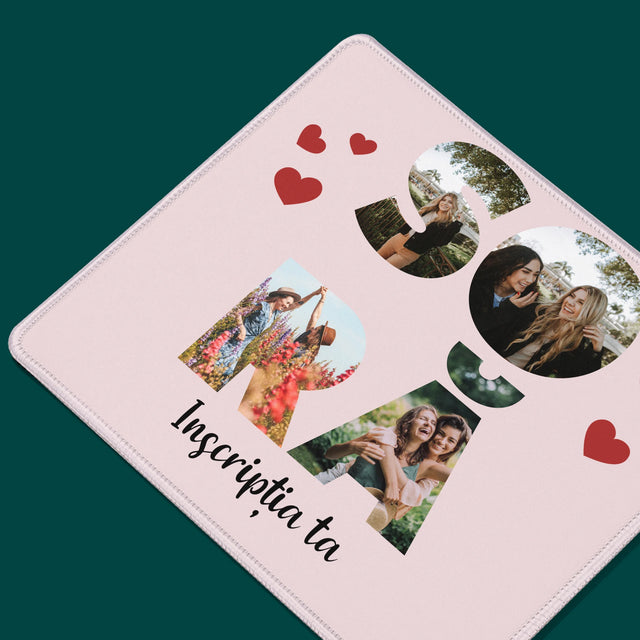Cuvânt Din Fotografii: Soră Din Fotografiile Tale - Mouse Pad