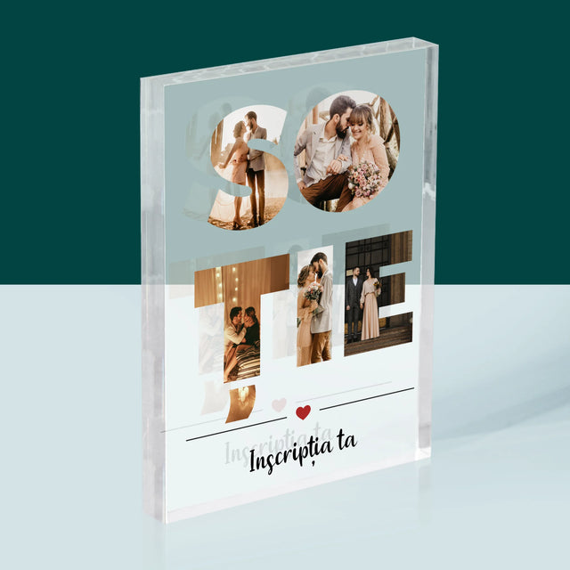 Cuvânt Din Fotografii: Soție Din Fotografiile Tale - Bloc Acrilic