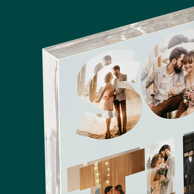 Cuvânt Din Fotografii: Soție Din Fotografiile Tale - Bloc Acrilic