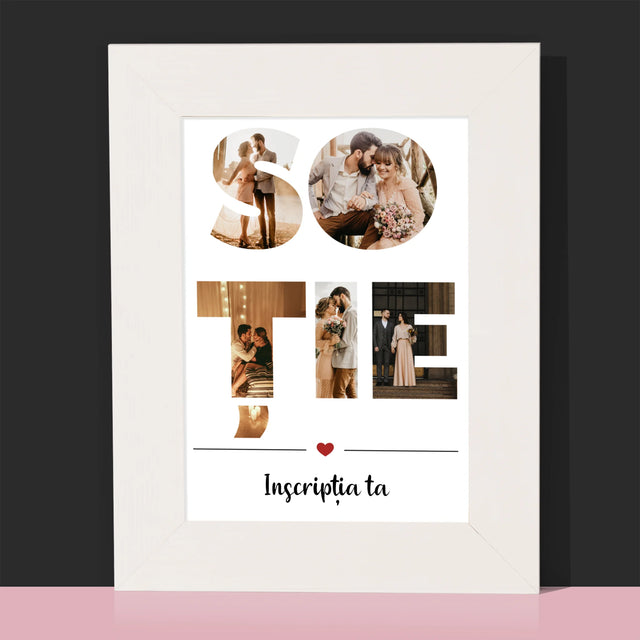 Cuvânt Din Fotografii: Soție Din Fotografiile Tale - Ramă Pentru Fotografii (Horizontală)