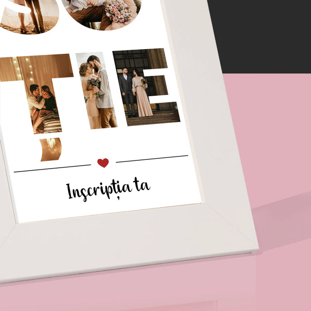 Cuvânt Din Fotografii: Soție Din Fotografiile Tale - Ramă Pentru Fotografii (Horizontală)