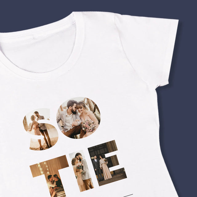 Cuvânt Din Fotografii: Soție Din Fotografiile Tale - Tricou Pentru Femei