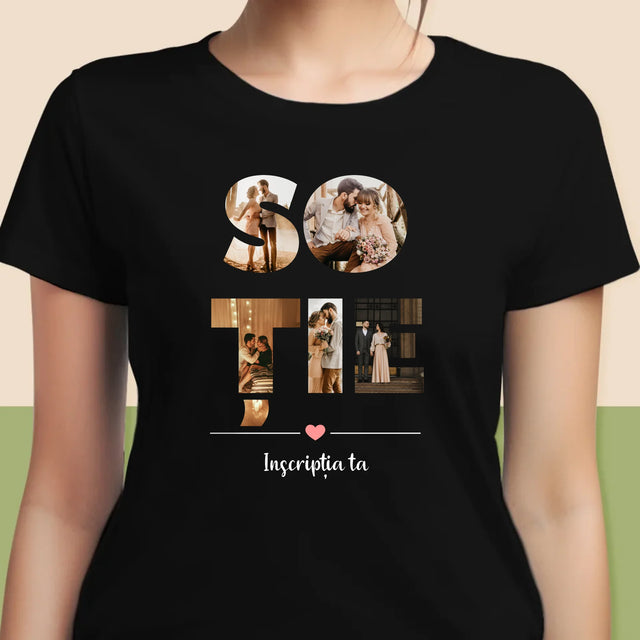 Cuvânt Din Fotografii: Soție Din Fotografiile Tale - Tricou Pentru Femei