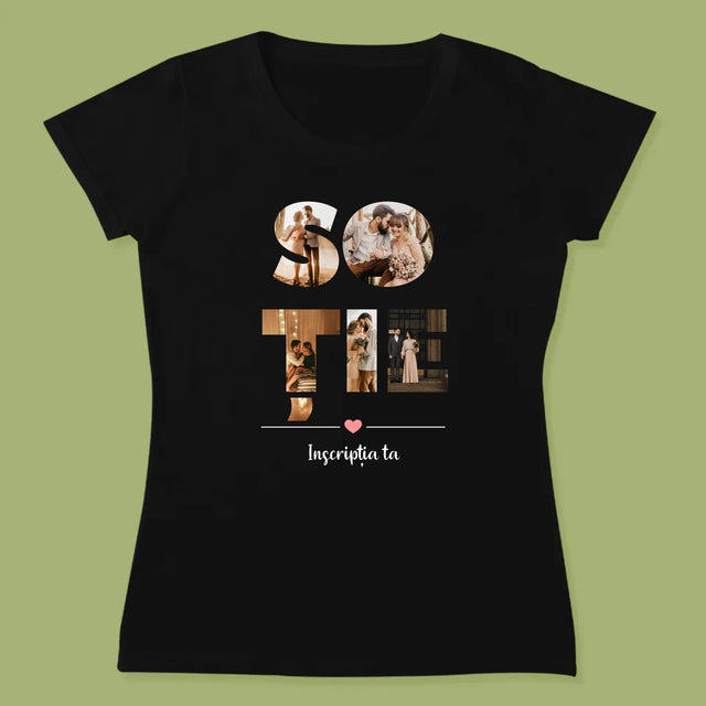 Cuvânt Din Fotografii: Soție Din Fotografiile Tale - Tricou Pentru Femei