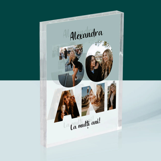 Cuvânt Din Fotografii: 30 Ani Din Fotografiile Tale - Bloc Acrilic