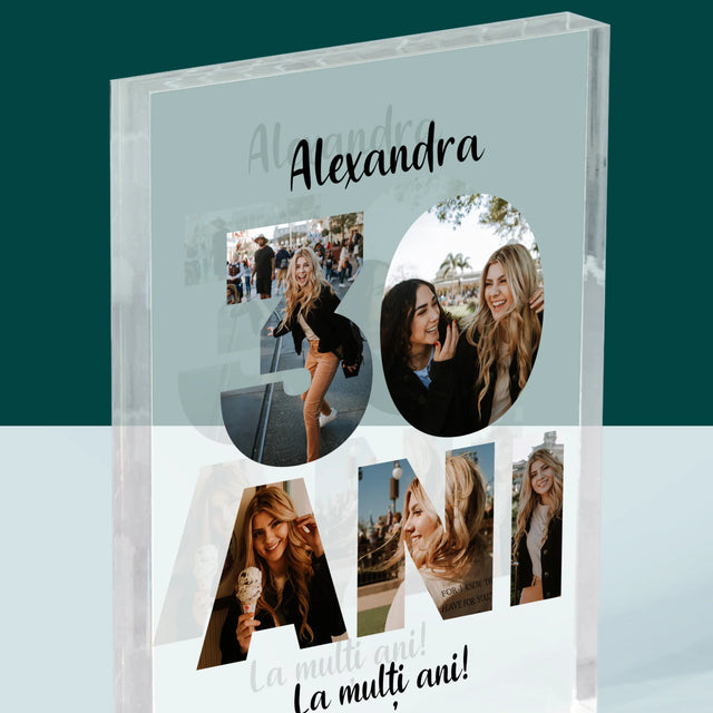 Cuvânt Din Fotografii: 30 Ani Din Fotografiile Tale - Bloc Acrilic