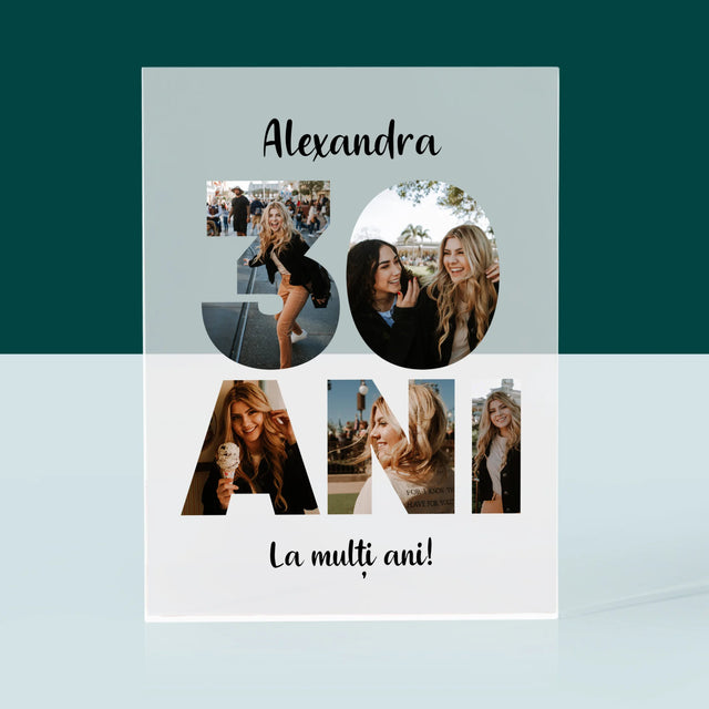 Cuvânt Din Fotografii: 30 Ani Din Fotografiile Tale - Bloc Acrilic