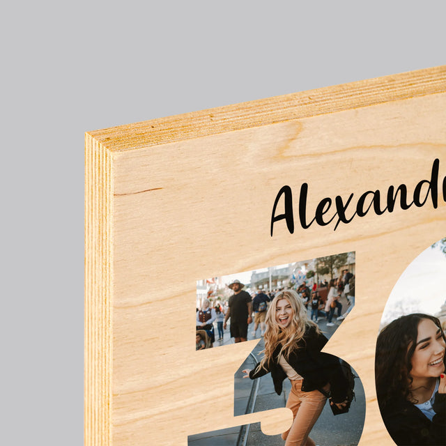 Imprimare pe lemn - verticală