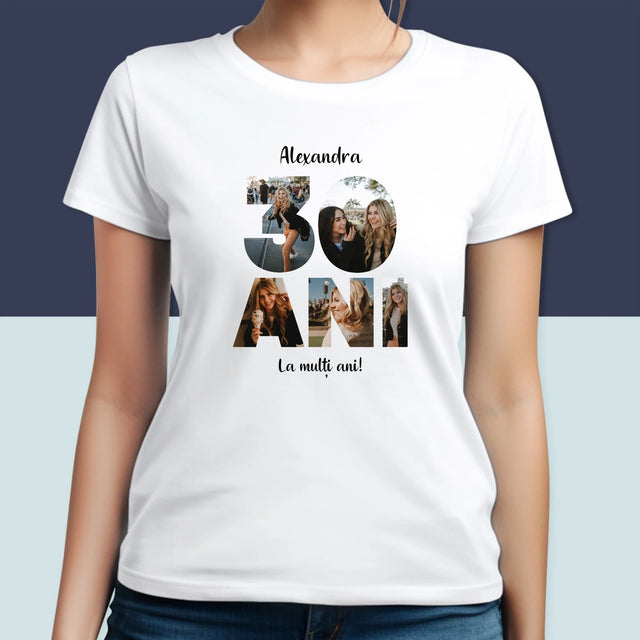 Cuvânt Din Fotografii: 30 Ani Din Fotografiile Tale - Tricou Pentru Femei