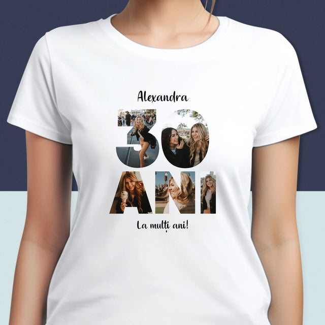 Cuvânt Din Fotografii: 30 Ani Din Fotografiile Tale - Tricou Pentru Femei