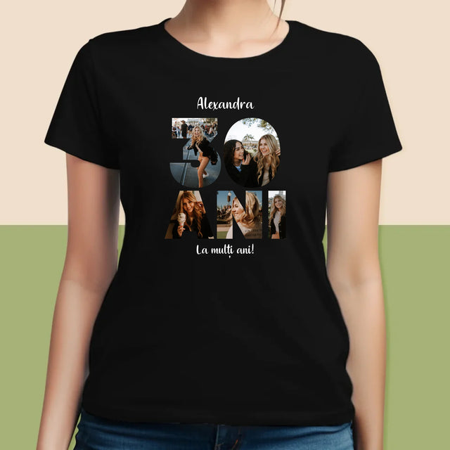 Cuvânt Din Fotografii: 30 Ani Din Fotografiile Tale - Tricou Pentru Femei