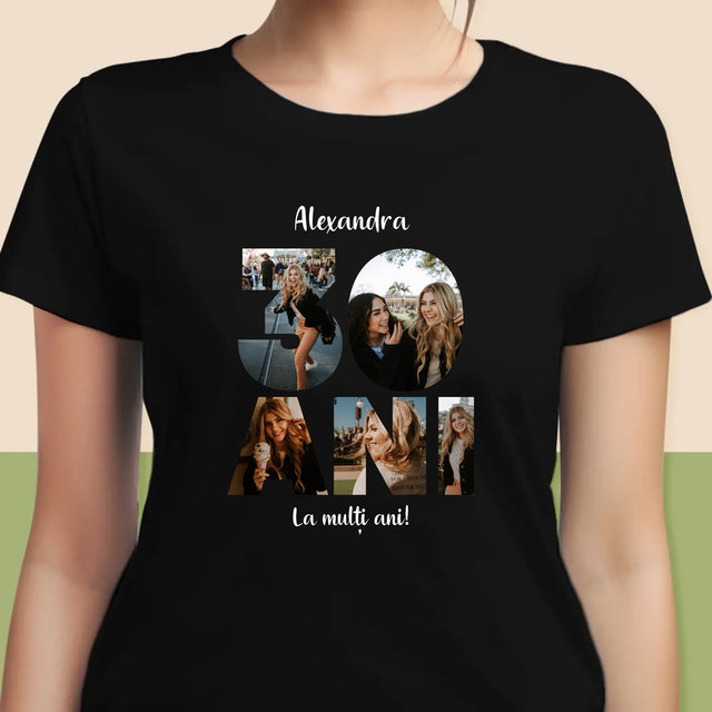 Cuvânt Din Fotografii: 30 Ani Din Fotografiile Tale - Tricou Pentru Femei