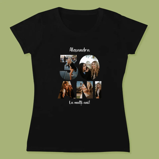 Cuvânt Din Fotografii: 30 Ani Din Fotografiile Tale - Tricou Pentru Femei