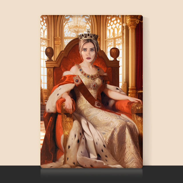 Portret Regal: Încoronarea Reginei - Imprimare Cu Ramă 30X40 (Verticală)