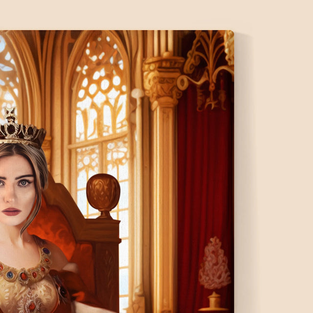 Portret Regal: Încoronarea Reginei - Imprimare Cu Ramă 30X40 (Verticală)