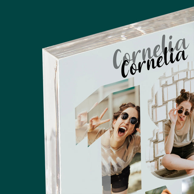 Cuvânt Din Fotografii: 18 Ani Din Fotografiile Tale - Bloc Acrilic