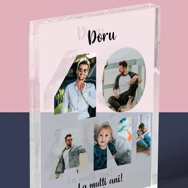 Cuvânt Din Fotografii: 40 Ani Din Fotografiile Tale - Bloc Acrilic