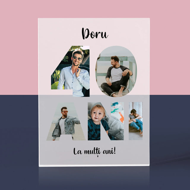 Cuvânt Din Fotografii: 40 Ani Din Fotografiile Tale - Bloc Acrilic