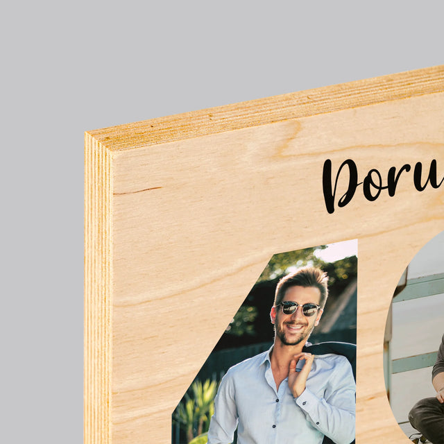 Imprimare pe lemn - verticală