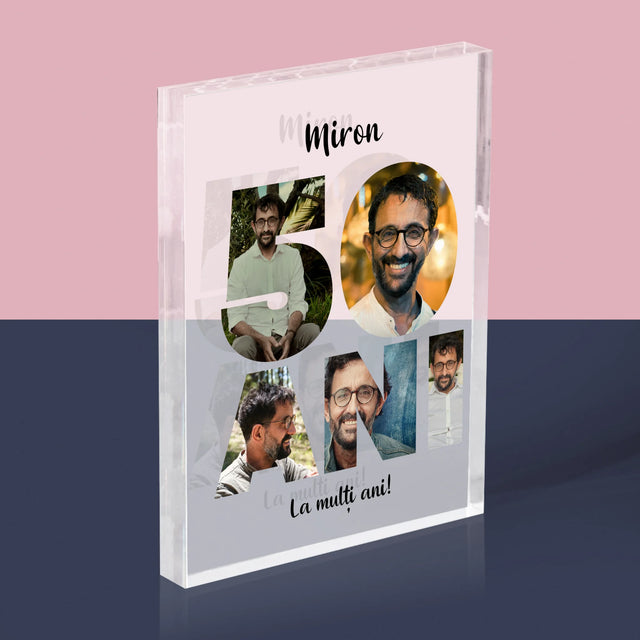 Cuvânt Din Fotografii: 50 Ani Din Fotografiile Tale - Bloc Acrilic