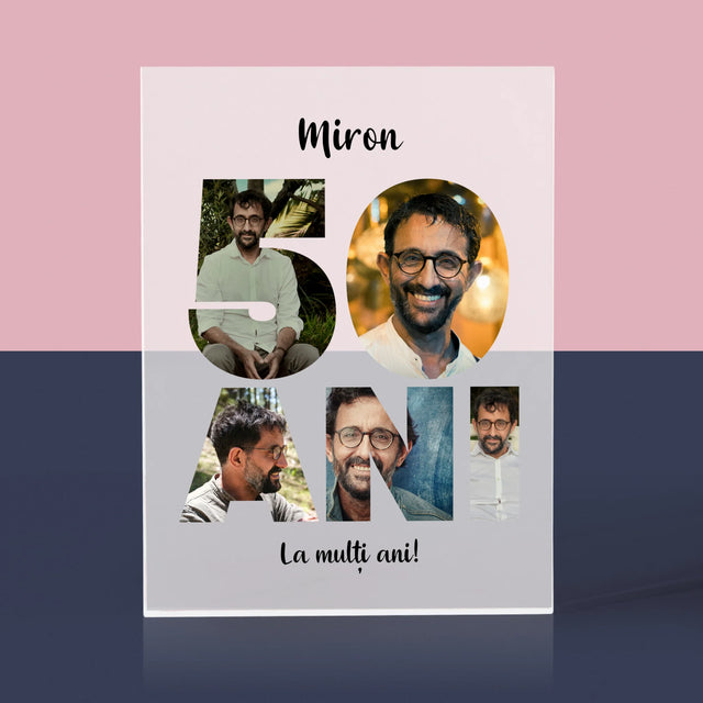 Cuvânt Din Fotografii: 50 Ani Din Fotografiile Tale - Bloc Acrilic