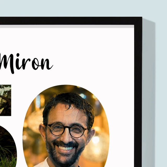 Cuvânt Din Fotografii: 50 Ani Din Fotografiile Tale - Imprimare Cu Ramă 30X40 (Verticală)